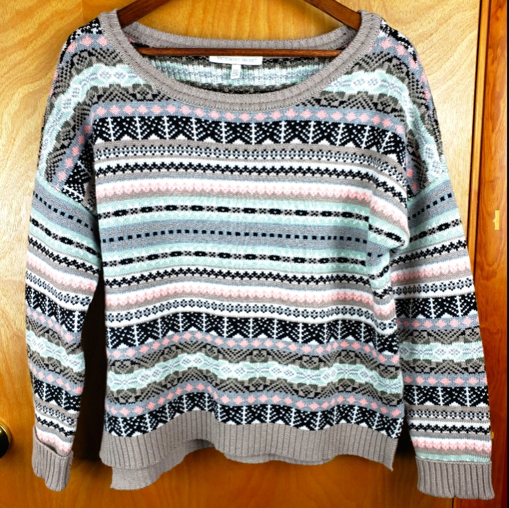 Victoria's Secret Fair Isle Chunky Sweater